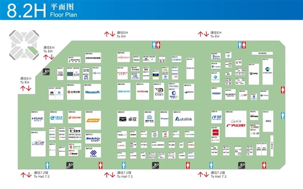 近1000家中外知名企业参加：2025上海车展展位图公布