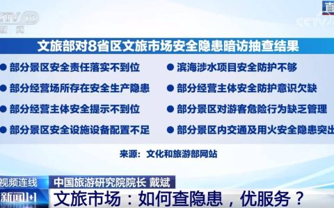 文旅部暗访揭示安全痛点 旅游高峰如何筑牢防线？