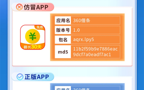 “360借条”App被仿冒！周鸿祎曾回应360借条不是我公司
