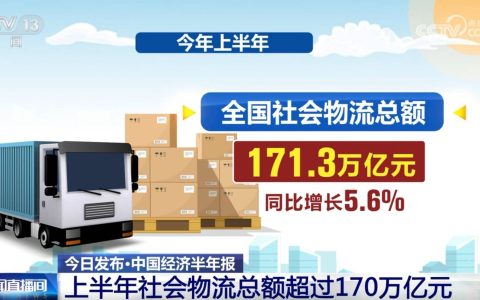 上半年我国物流行业“稳中有进+质效双升” 成为国民经济稳中向好“强支撑”