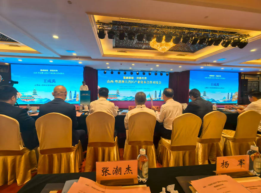 山西—粤港澳大湾区对接活动举办，葡小玥助力两地携手共进