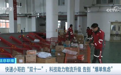 快递小哥的“双十一”：科技助力物流升级 告别“爆单焦虑”