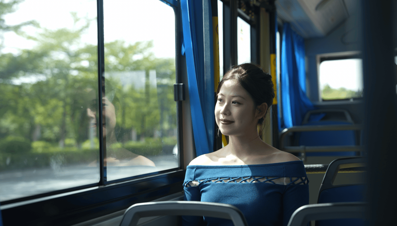 一程山水，半城温柔！坐苏州金龙纯电公交慢游客都梅州