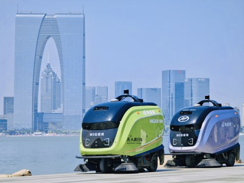 再获国家级奖项！苏州金龙无人驾驶扫地车获中国外观设计优秀奖