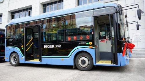 串联客都幸福路！50辆苏州金龙7米纯电公交批量上线梅州