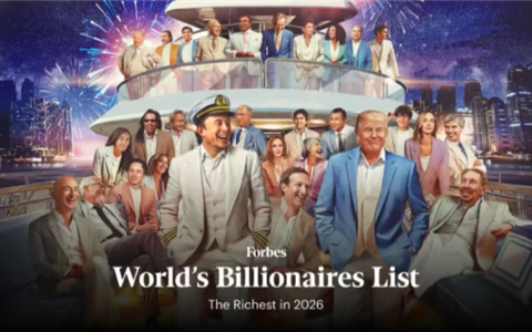 福布斯发布第40届年度富豪榜：马斯克身价8390亿美元蝉联榜首！黄仁勋第八