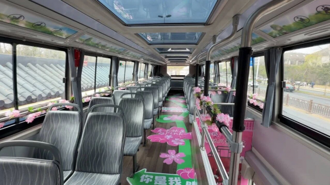 串联赏樱观光新模式!苏州金龙双层巴士开进扬州浪漫樱花季插图2 串联赏樱观光新模式!苏州金龙双层巴士开进扬州浪漫樱花季插图2